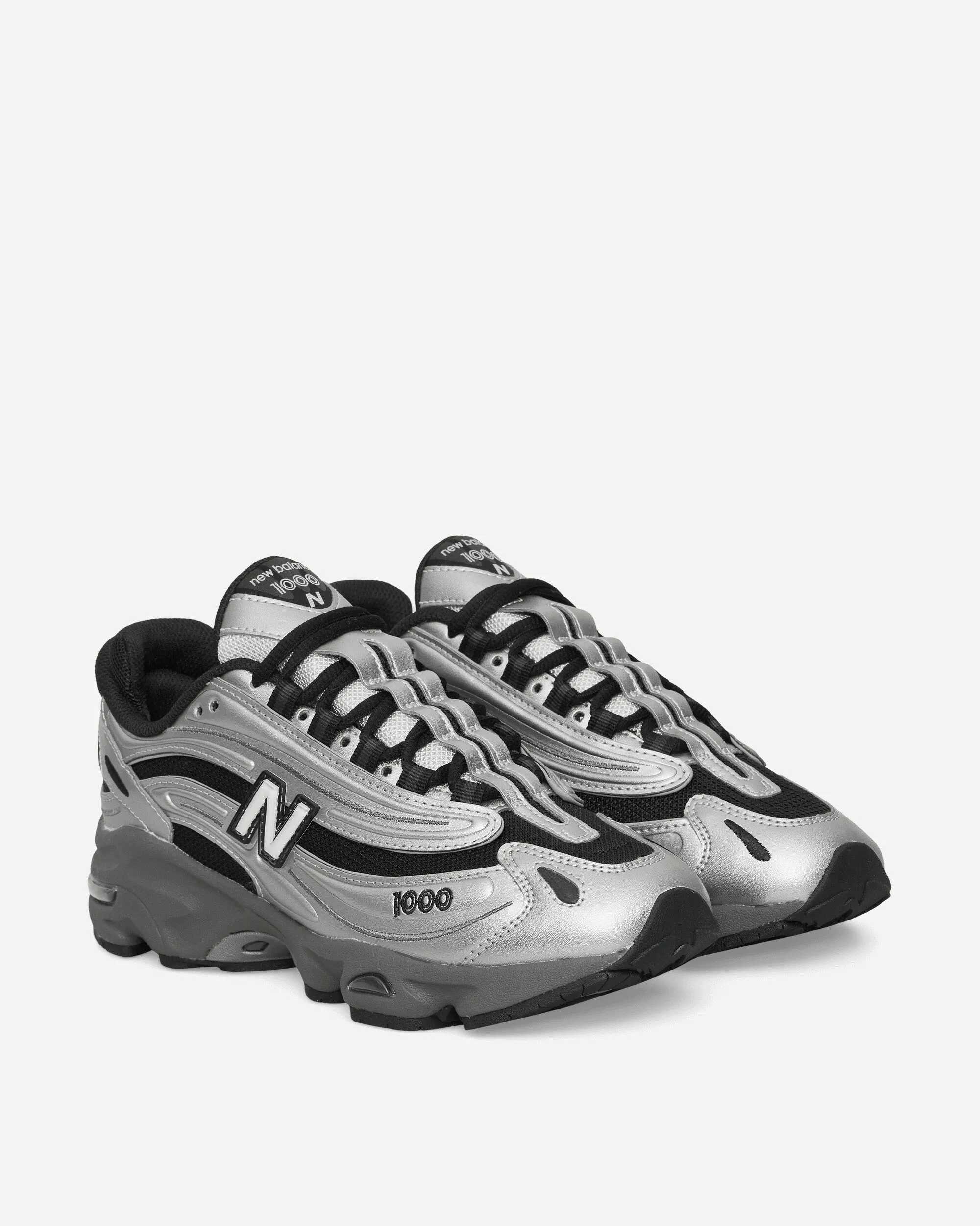 1000 Sneakers Argent Métallisé / Noir