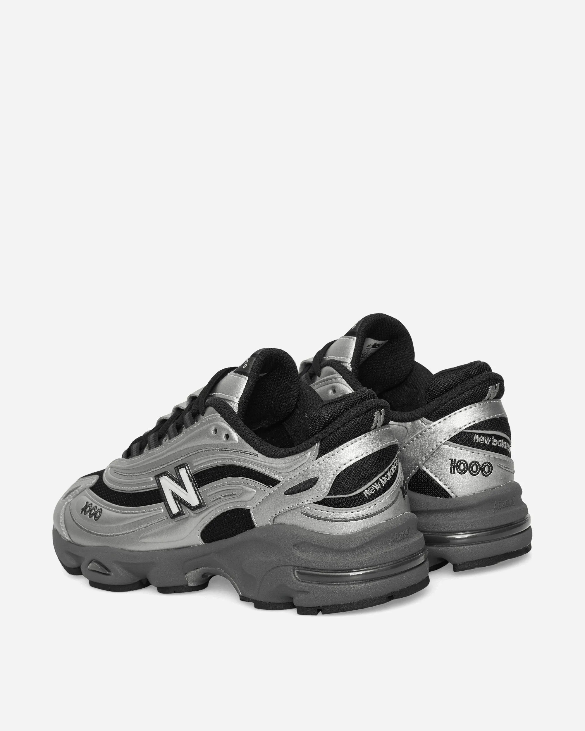 1000 Sneakers Argent Métallisé / Noir