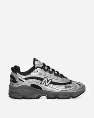 1000 Sneakers Argent Métallisé / Noir