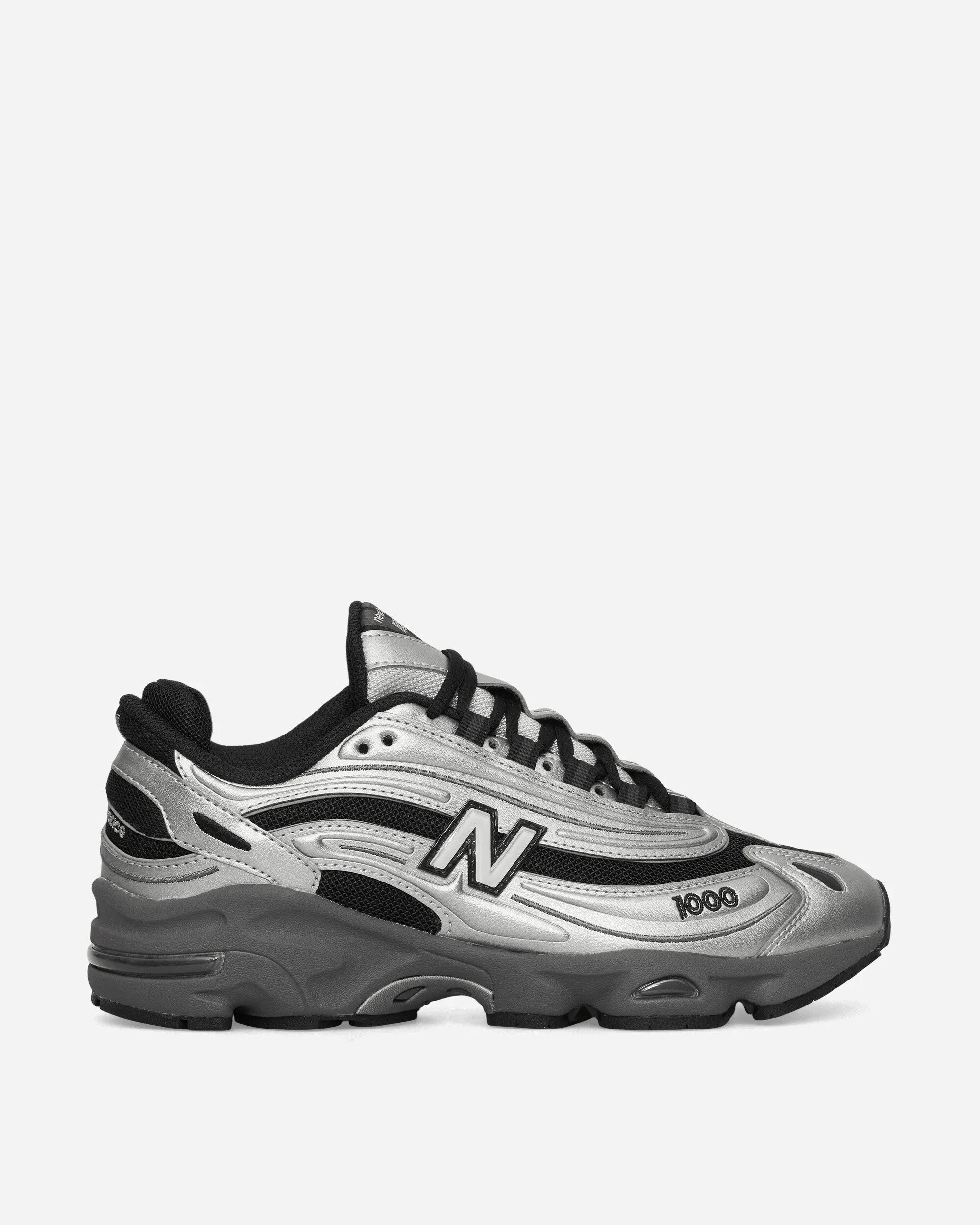1000 Sneakers Argent Métallisé / Noir