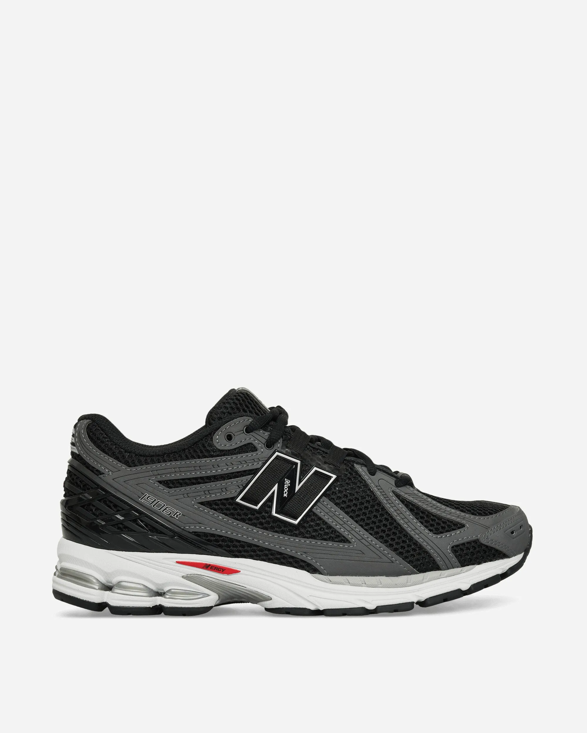 1906R Sneakers Noir / Rouge Équipe / Castlerock