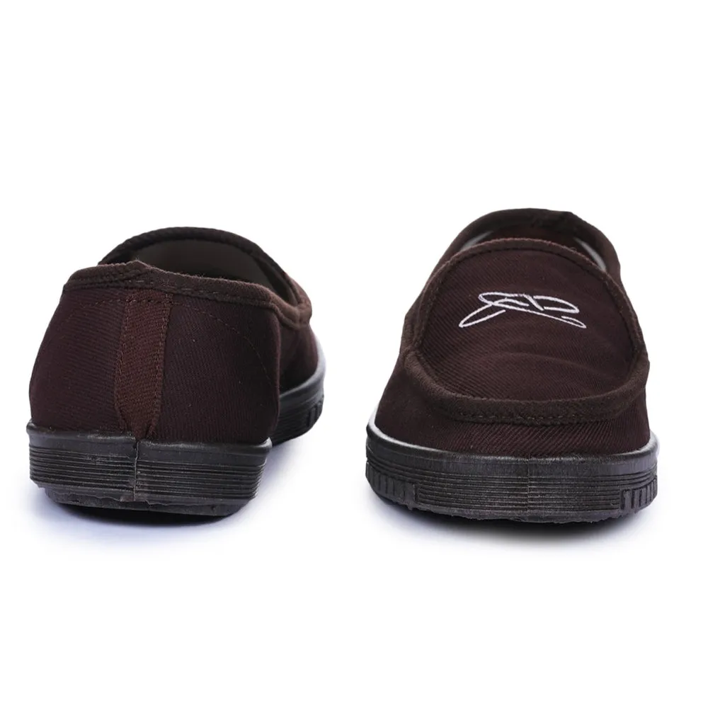 Chaussures décontractées marron sans lacets pour hommes WALKER-E par Liberty