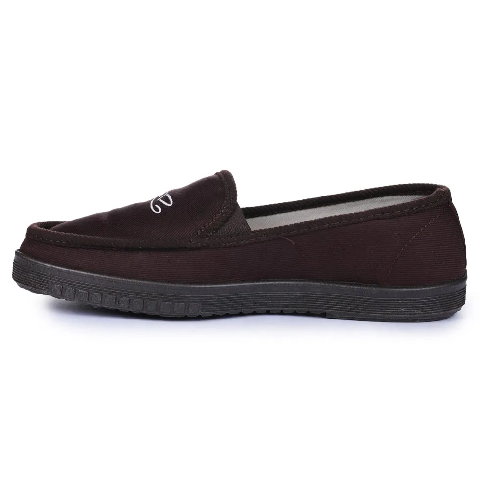 Chaussures décontractées marron sans lacets pour hommes WALKER-E par Liberty