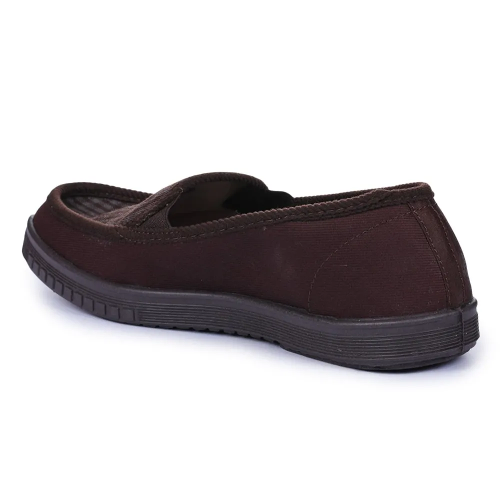 Chaussures décontractées marron sans lacets pour hommes WALKER-E par Liberty