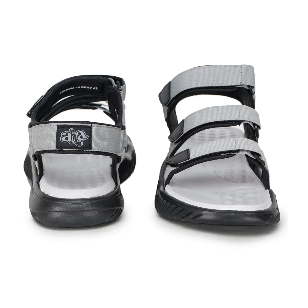 Sandales décontractées grises A-HA pour hommes STAMINA-4 par Liberty