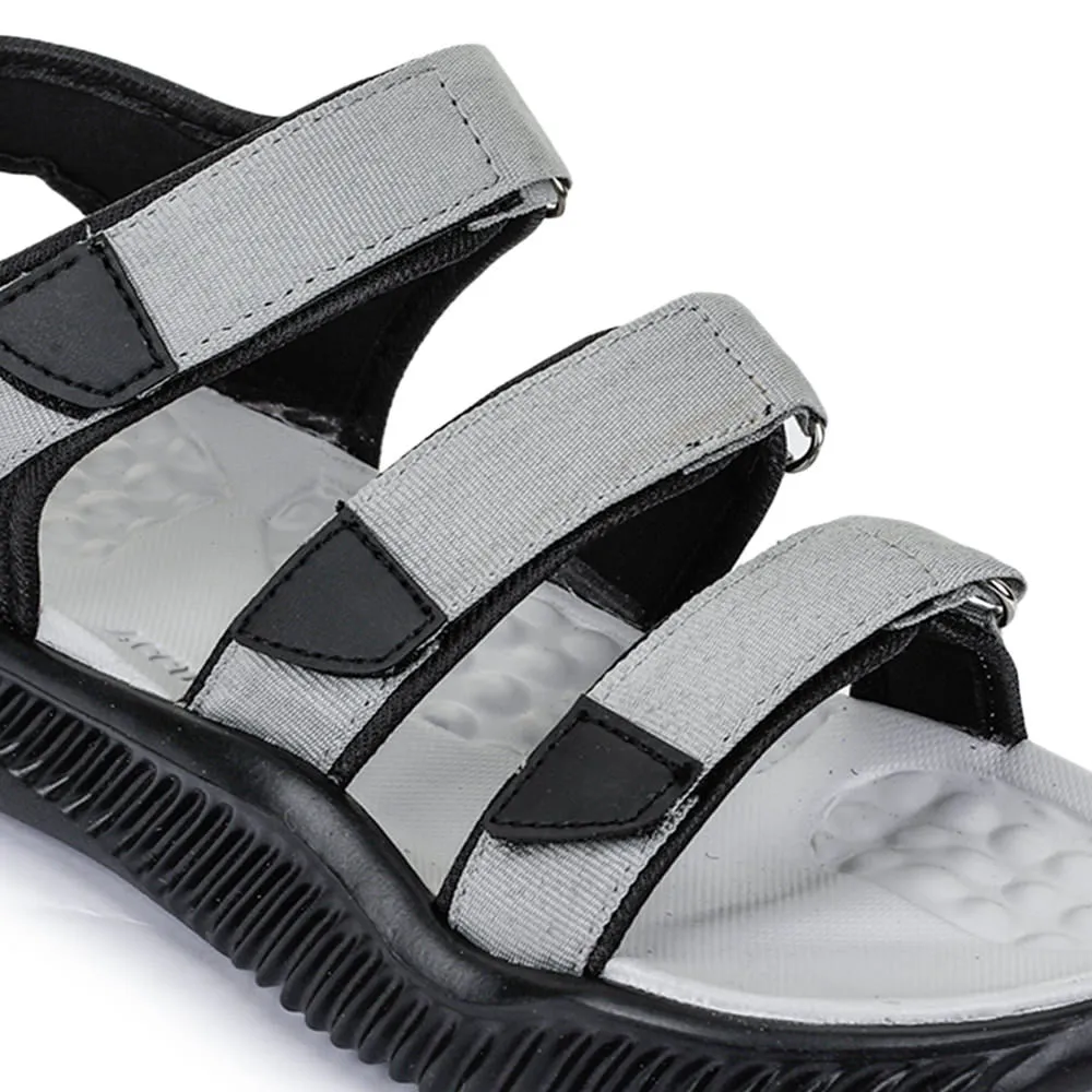 Sandales décontractées A-HA grises pour hommes STAMINA-4E par Liberty