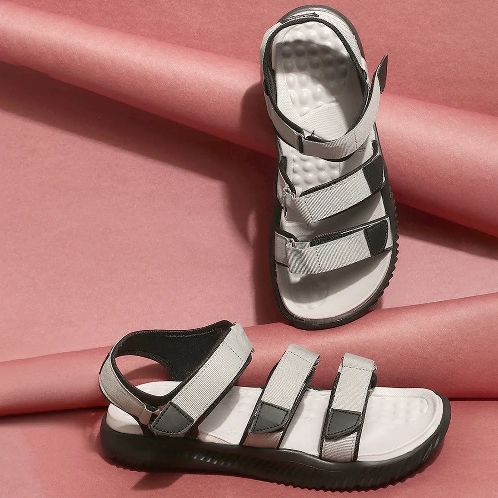 Sandales décontractées A-HA grises pour hommes STAMINA-4E par Liberty