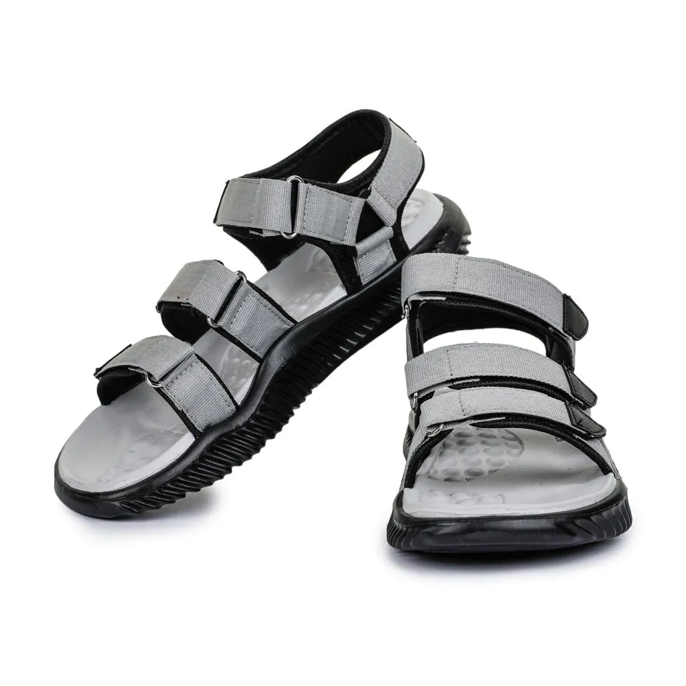 Sandales décontractées A-HA grises pour hommes STAMINA-4E par Liberty