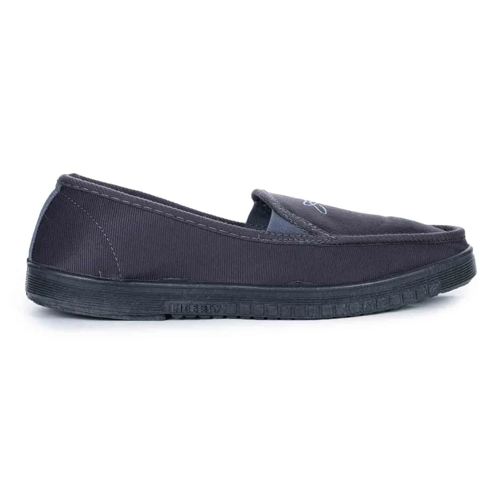Chaussures décontractées grises sans lacets pour hommes WALKER-E par Liberty
