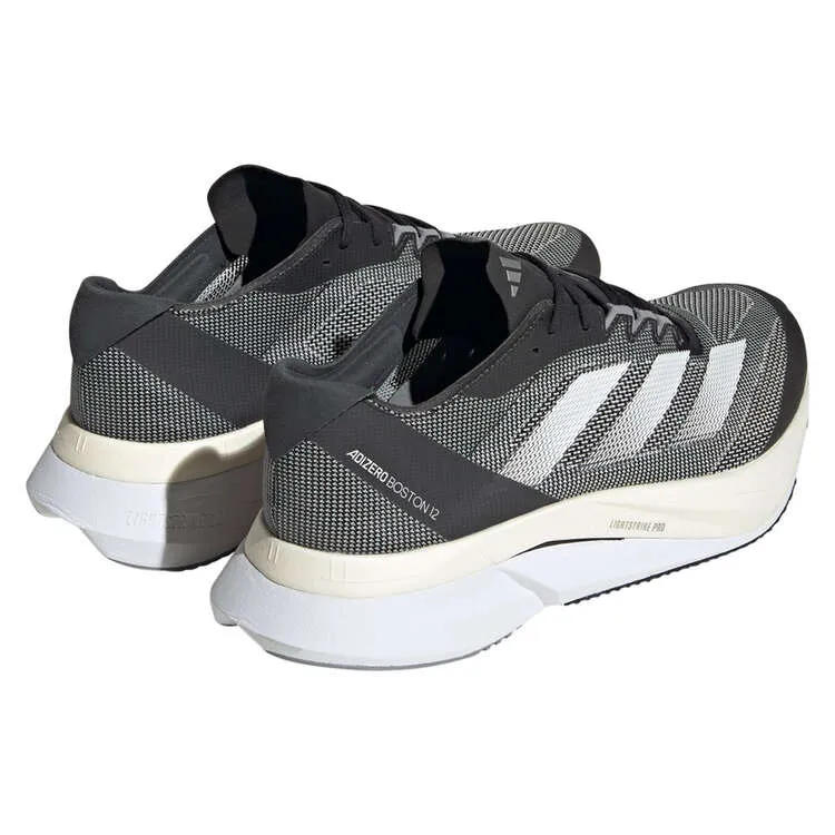 Adidas Adizero Boston 12 Femme Noir Blanc Carbone