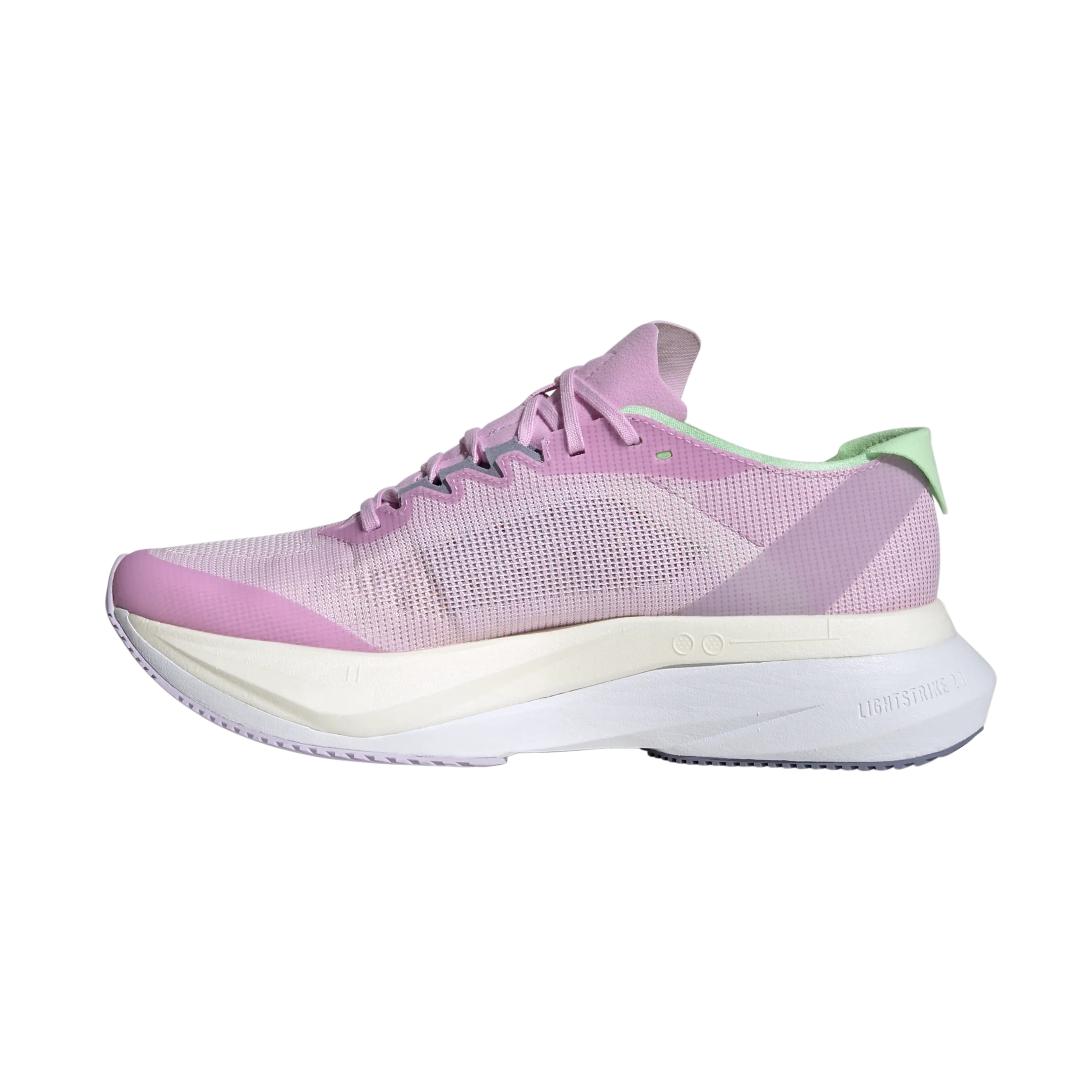 Adidas Adizero Boston 12 Femmes Bliss Lilas Métallisé Vert Étincelle