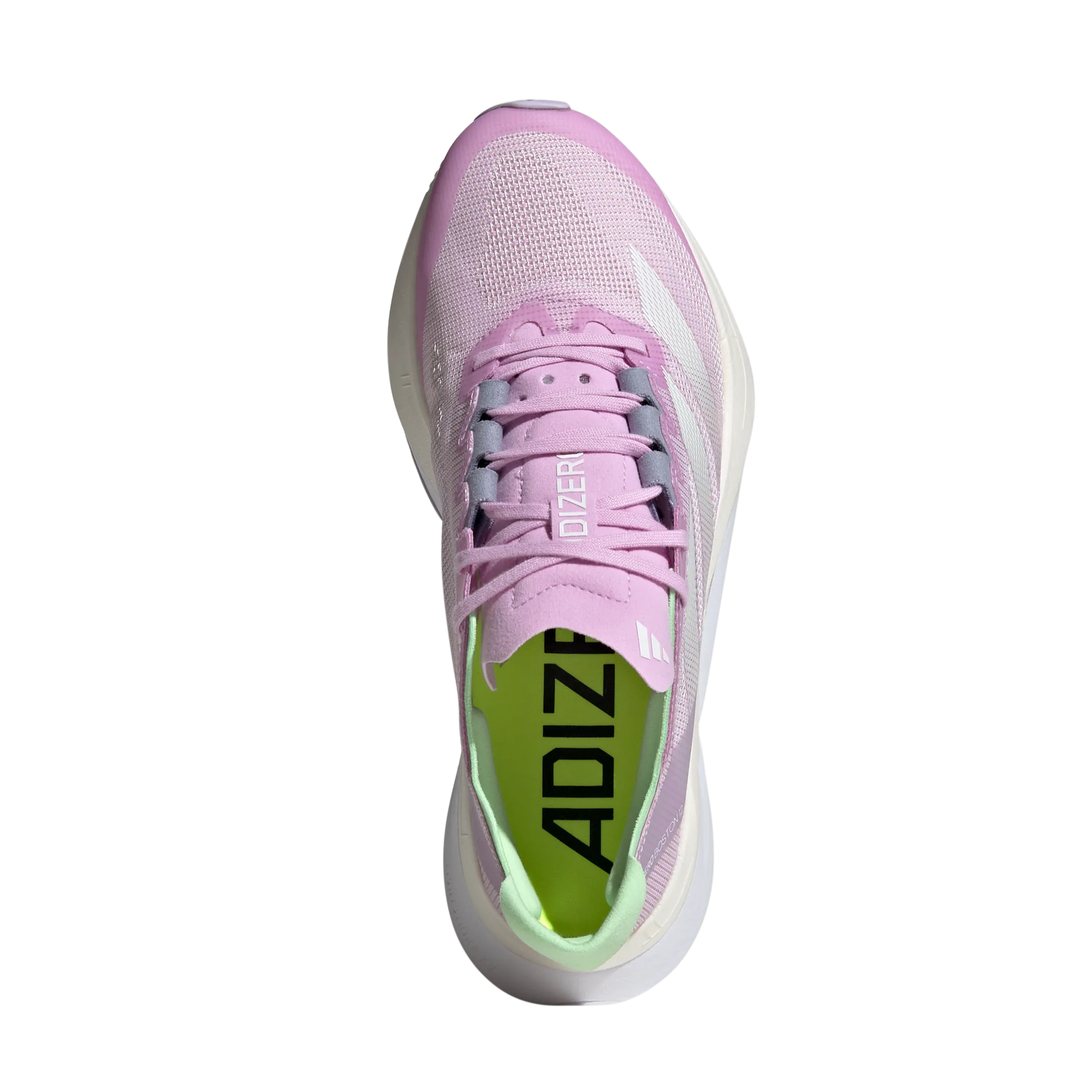 Adidas Adizero Boston 12 Femmes Bliss Lilas Métallisé Vert Étincelle