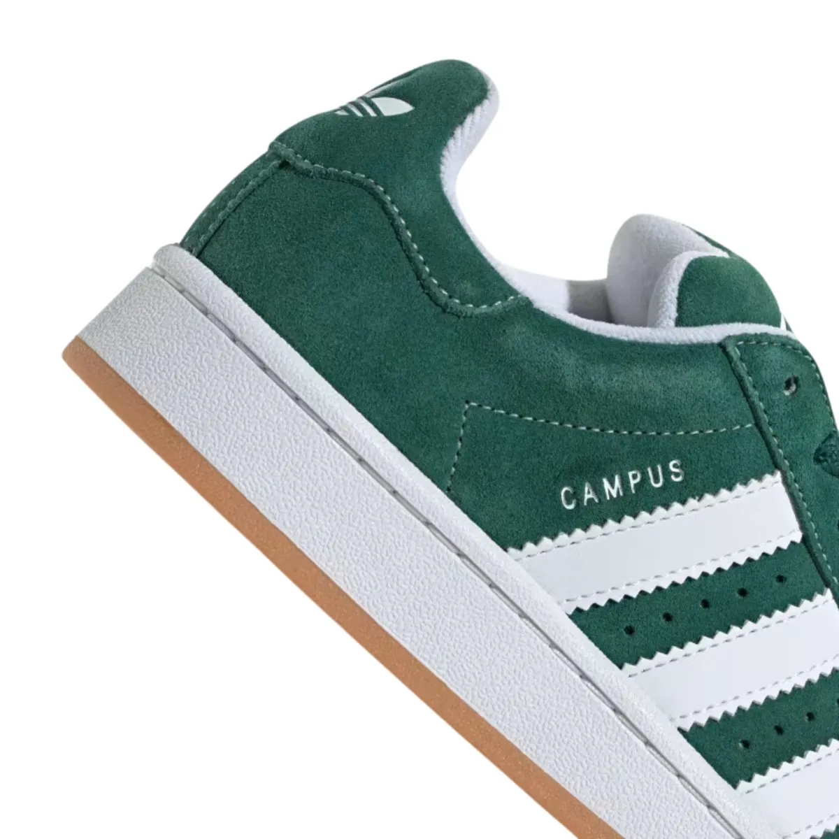 Adidas Garçon (École Primaire) Campus 00s Vert Foncé/Blanc Nuageux/Blanc Cassé
