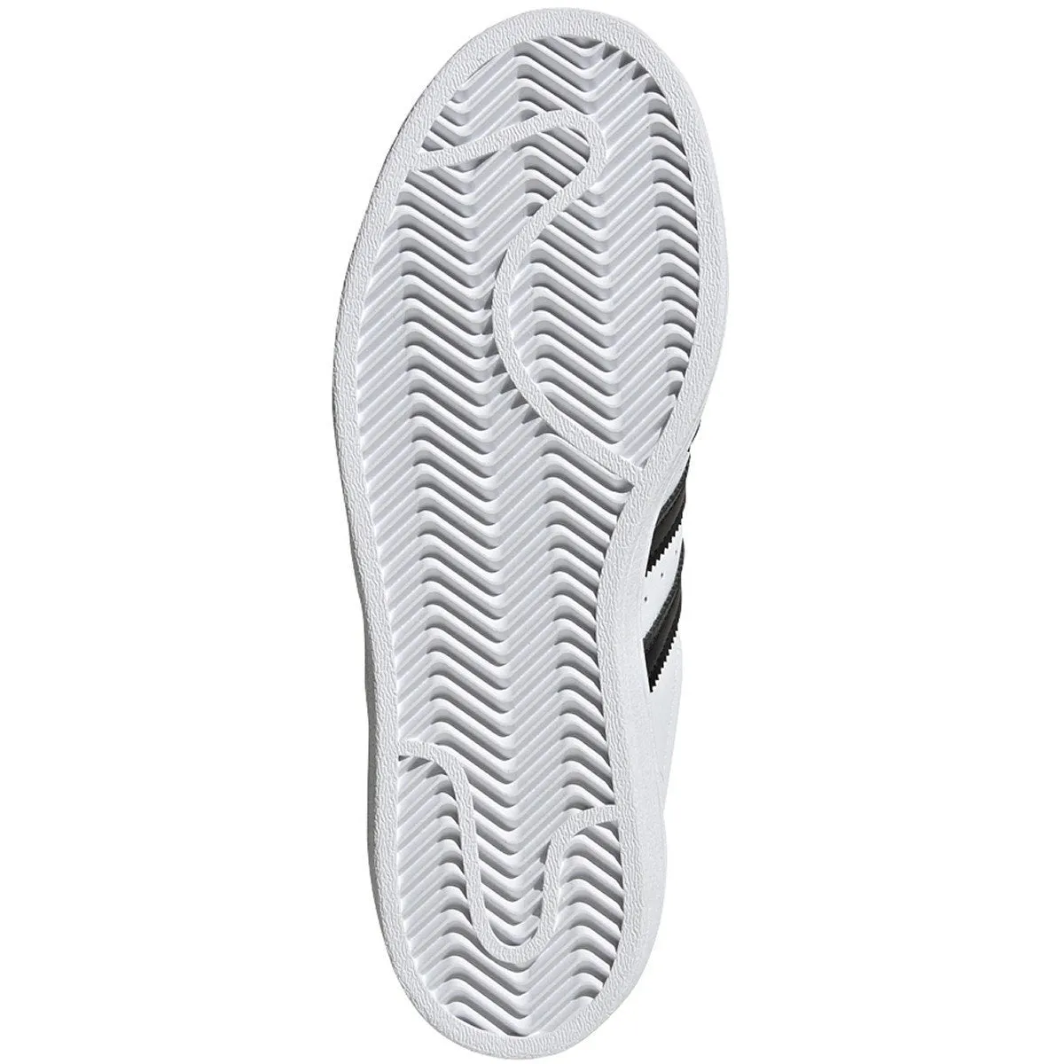 Adidas Superstar J Garçon Blanc/Noir