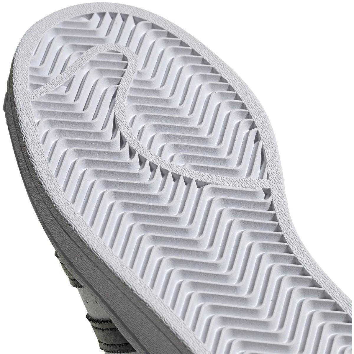 Adidas Superstar J Garçon Blanc/Noir