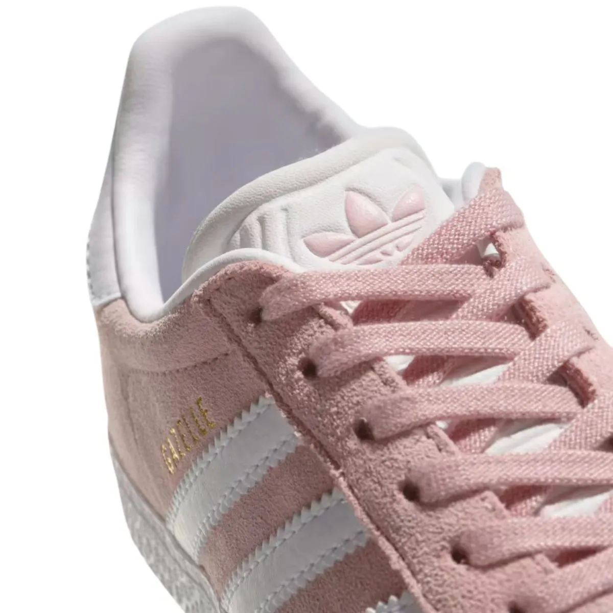 Adidas Fille (Préscolaire) Gazelle Rose Glacé/Blanc Nuage/Or Métallisé