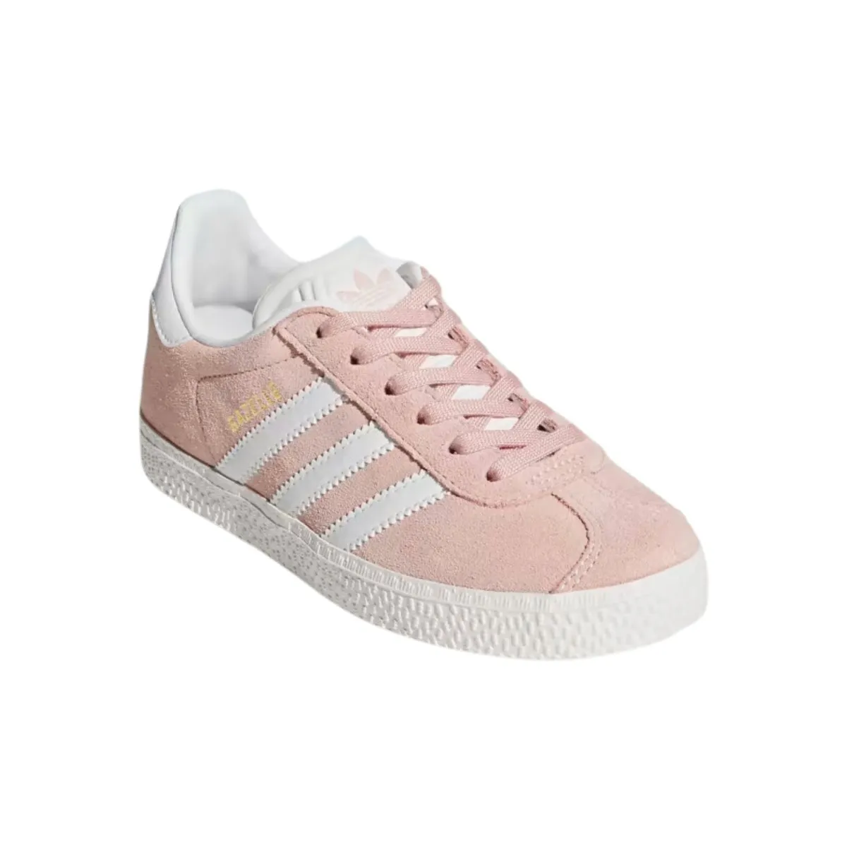 Adidas Fille (Préscolaire) Gazelle Rose Glacé/Blanc Nuage/Or Métallisé