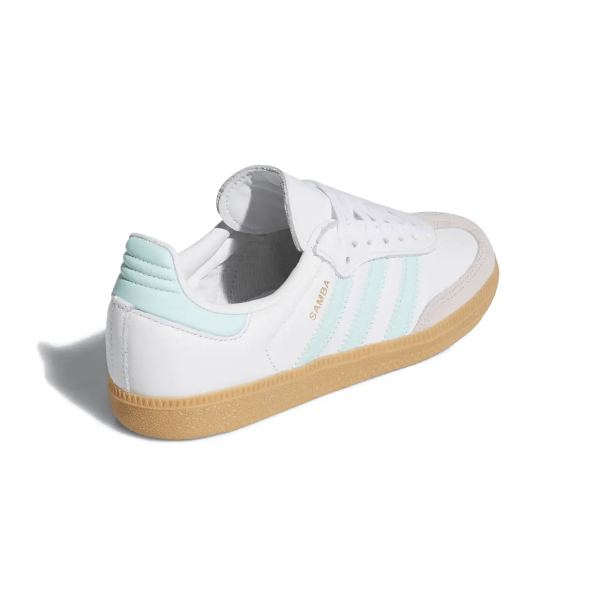 Adidas Enfant (École Primaire) Samba OG Blanc Nuage/Semi Flash Aqua/Gomme