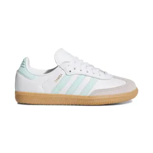 Adidas Enfant (École Primaire) Samba OG Blanc Nuage/Semi Flash Aqua/Gomme