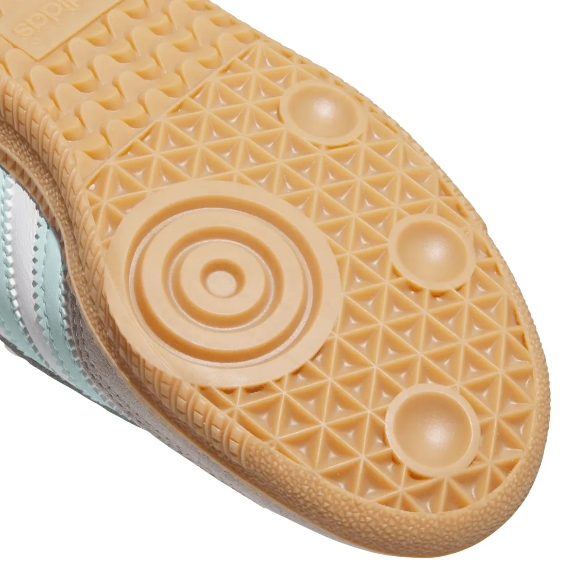 Adidas Enfant (École Primaire) Samba OG Blanc Nuage/Semi Flash Aqua/Gomme