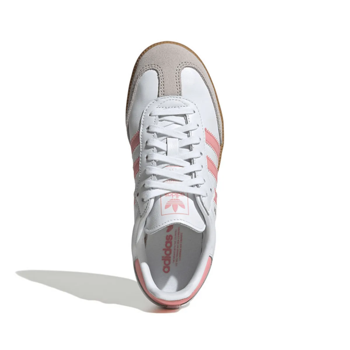 Adidas Enfant (École Primaire) Samba OG Blanc Nuage/Rose Semi Étincelant/Gomme
