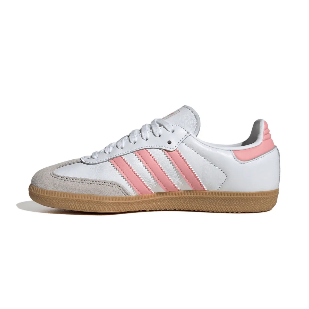 Adidas Enfant (École Primaire) Samba OG Blanc Nuage/Rose Semi Étincelant/Gomme