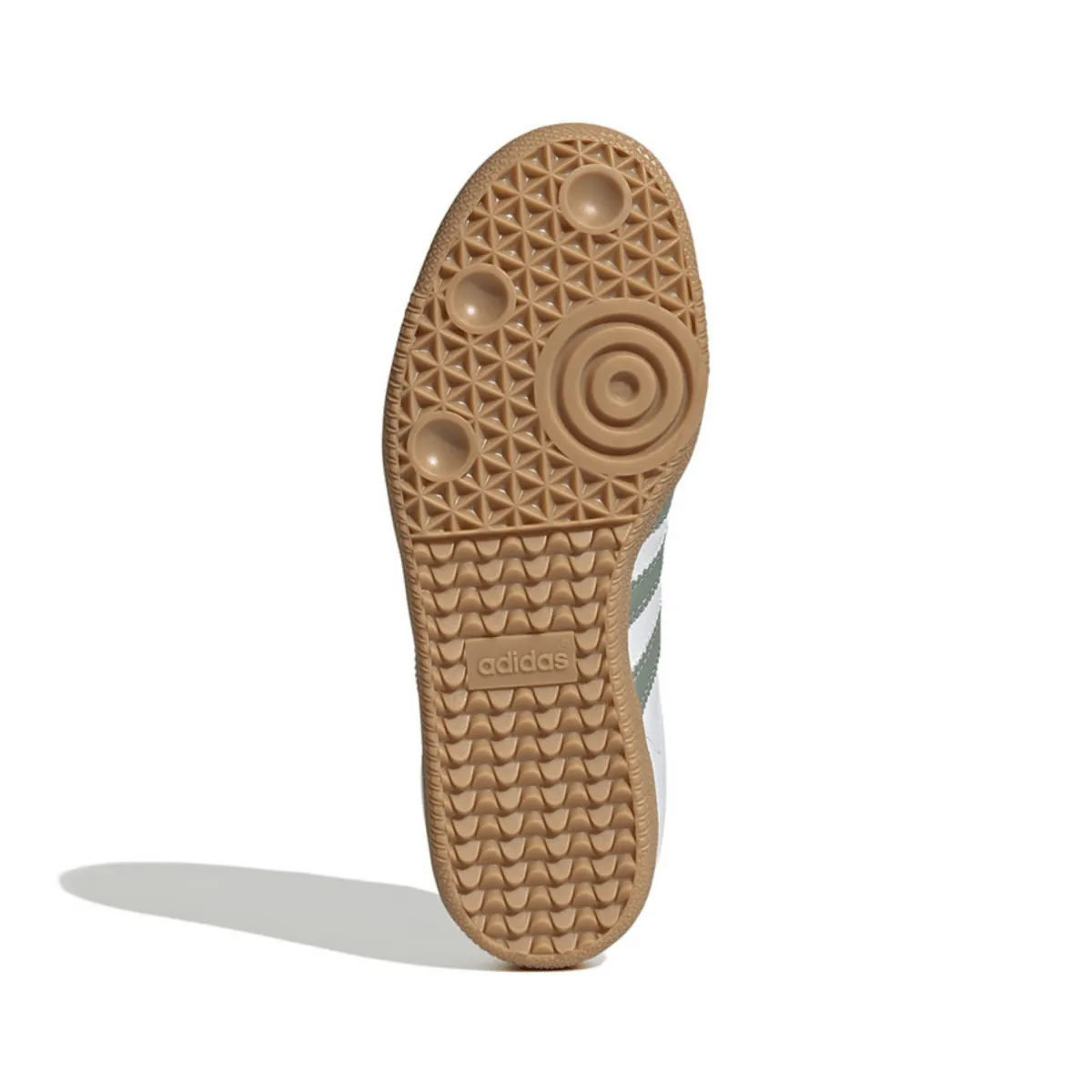Adidas Enfant (École Primaire) Samba OG Blanc Nuage/Vert Argenté/Gomme