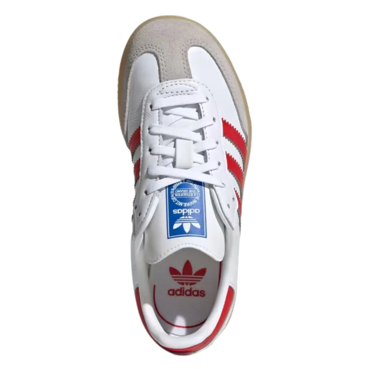 Adidas Enfant (Préscolaire) Samba OG Blanc Nuage/Rouge Universitaire/Gomme