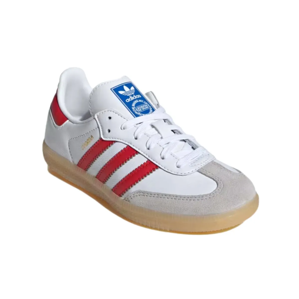 Adidas Enfant (Préscolaire) Samba OG Blanc Nuage/Rouge Universitaire/Gomme