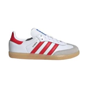 Adidas Enfant (Préscolaire) Samba OG Blanc Nuage/Rouge Universitaire/Gomme