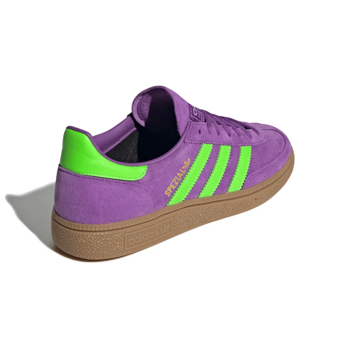 Adidas Chaussures de Handball pour Femmes Spezial Active Violet/Vert Solar/Gomme