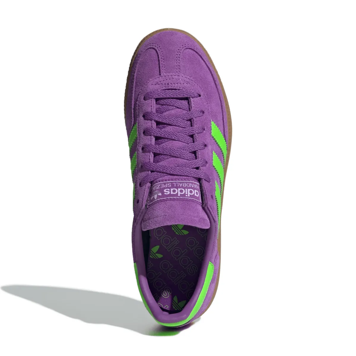 Adidas Chaussures de Handball pour Femmes Spezial Active Violet/Vert Solar/Gomme