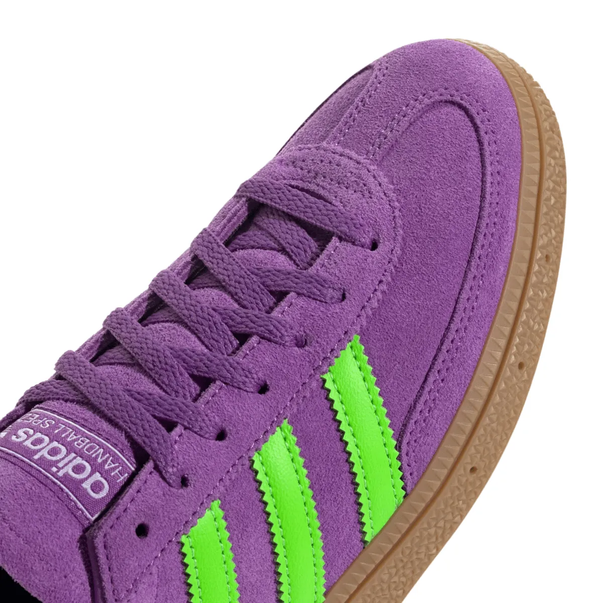 Adidas Chaussures de Handball pour Femmes Spezial Active Violet/Vert Solar/Gomme