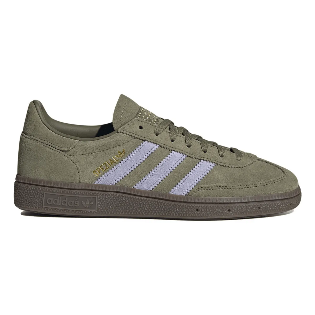 Chaussures Adidas Handball Spezial Femme Olive/Violet/Gomme