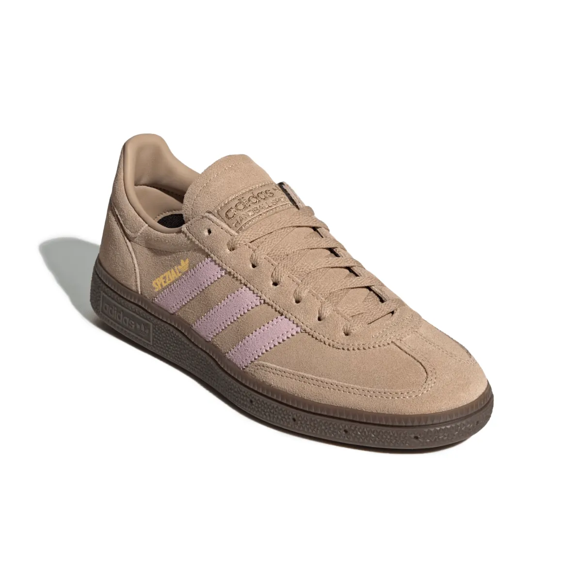 Chaussures Adidas Handball Spezial pour Femme Sable Chaud/Rose Clair/Gomme