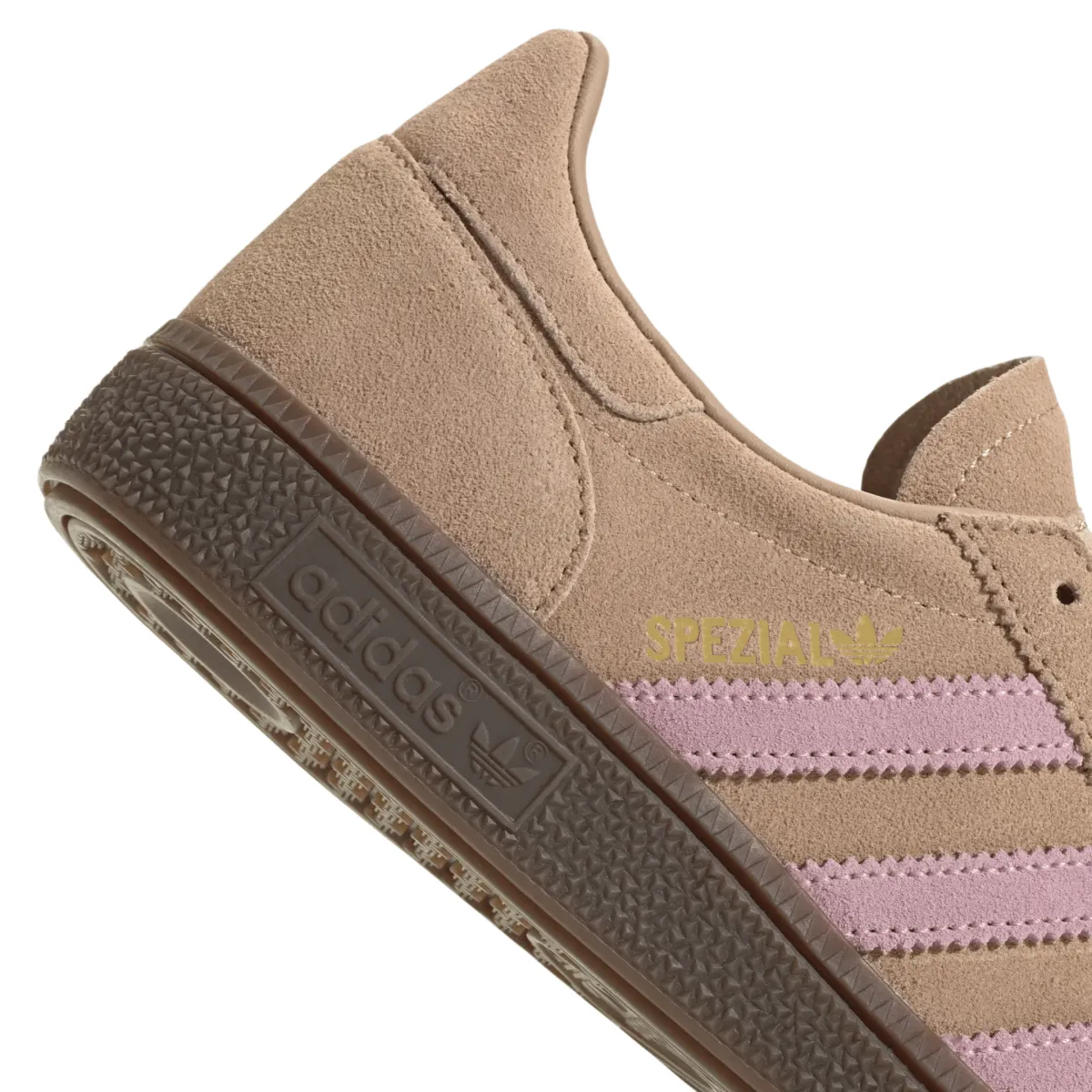 Chaussures Adidas Handball Spezial pour Femme Sable Chaud/Rose Clair/Gomme