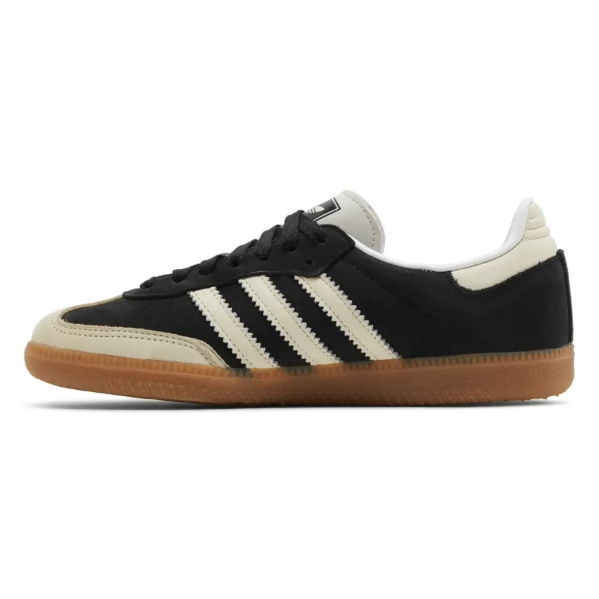 Adidas Femme Samba OG Noir Fondamental/Blanc Merveille/Métallique Argenté Chaussures Adidas