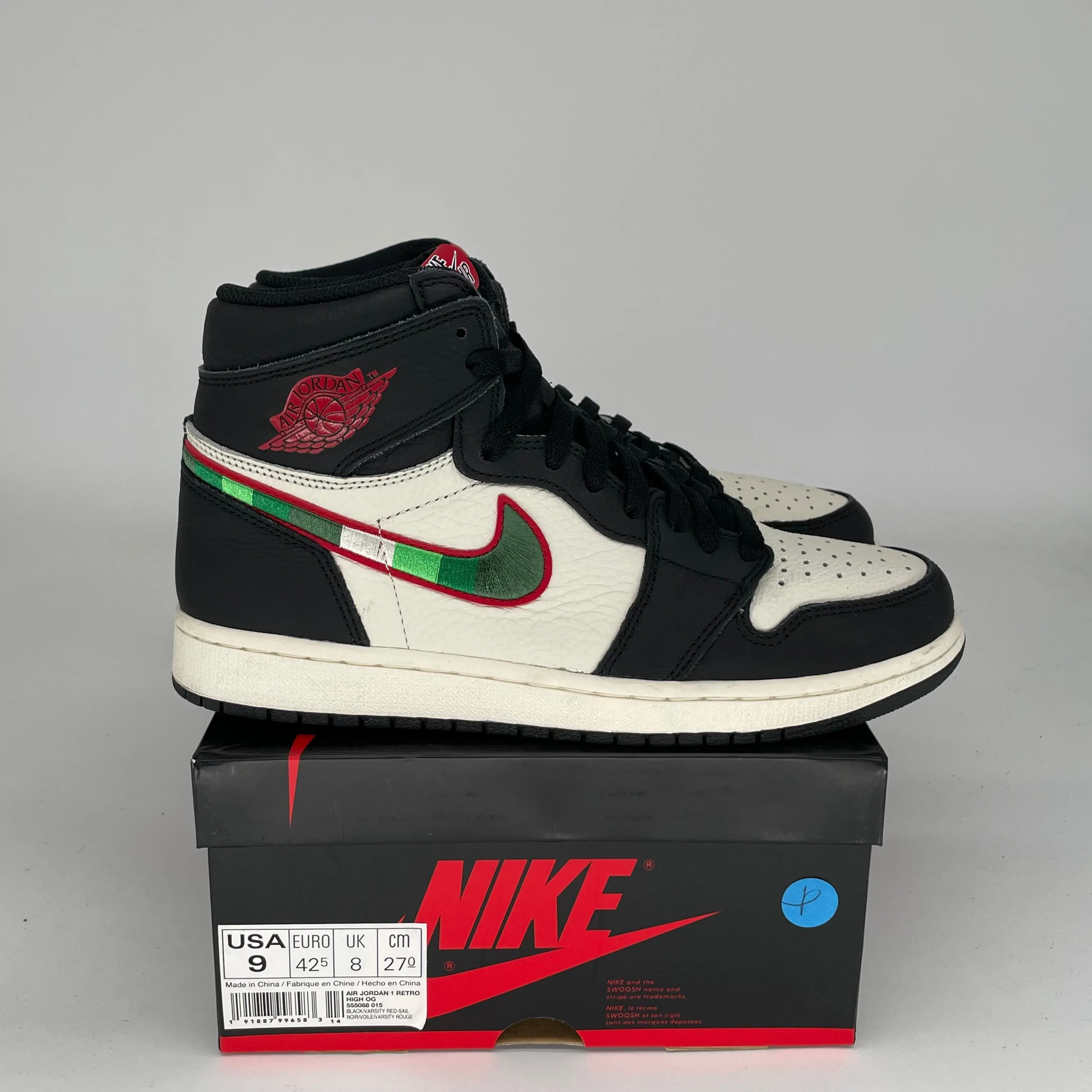AIR JORDAN 1 SPORTS ILLUSTRÉ TAILLE 9 555088-015