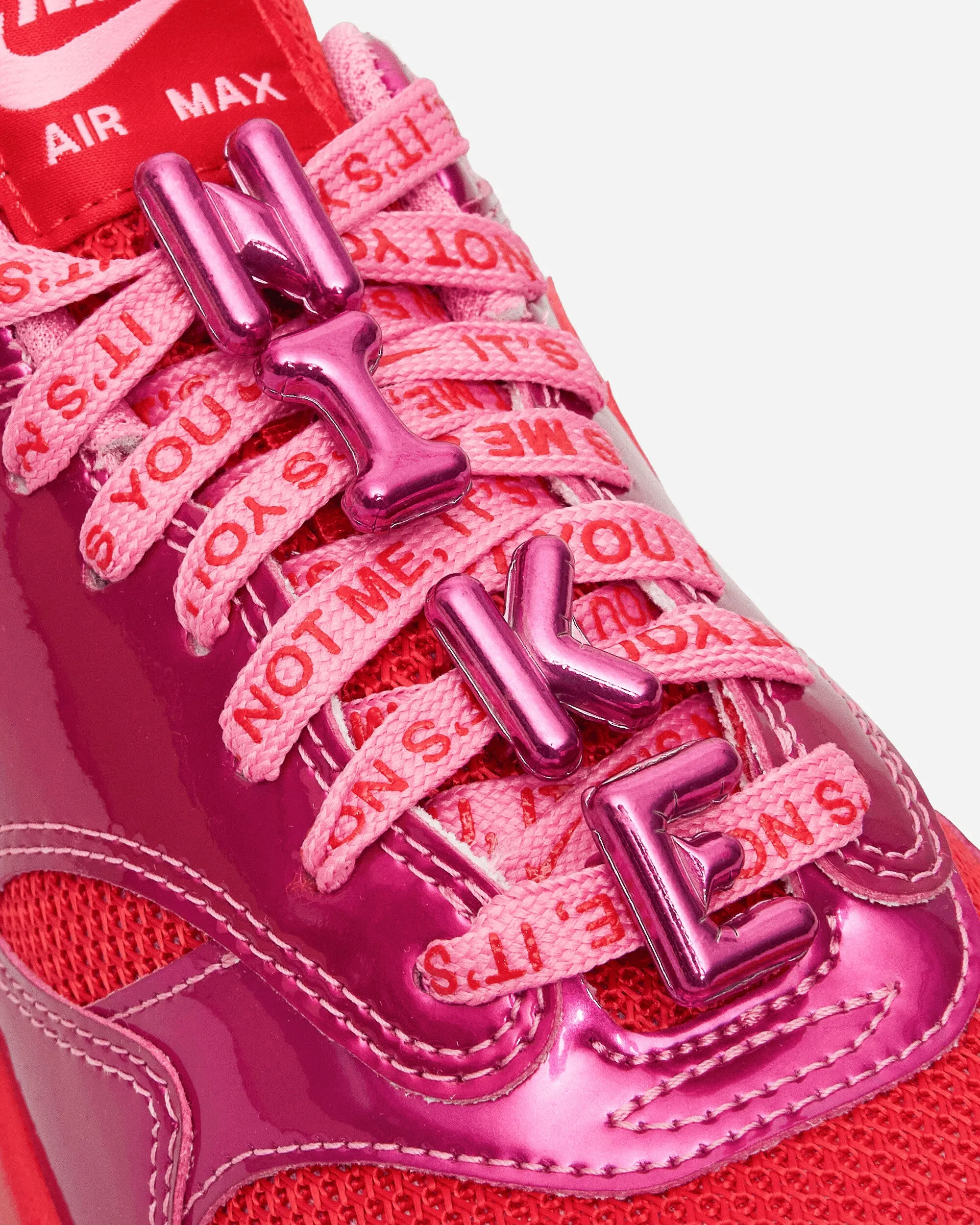 Air Max 1 Premium Sneakers Rose Ludique / Rouge Université