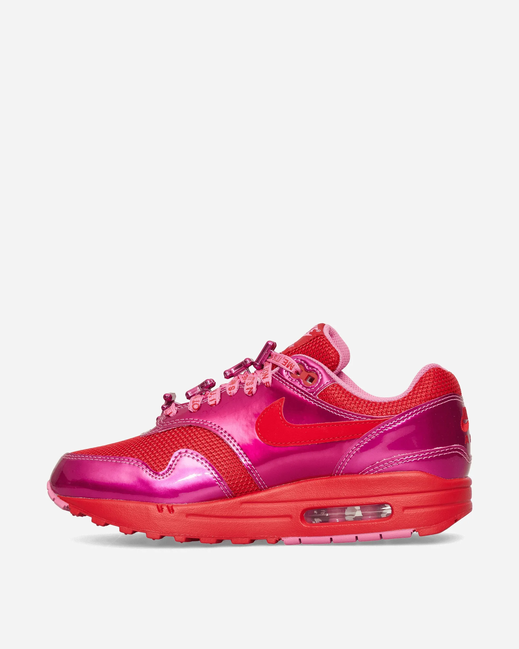 Air Max 1 Premium Sneakers Rose Ludique / Rouge Université