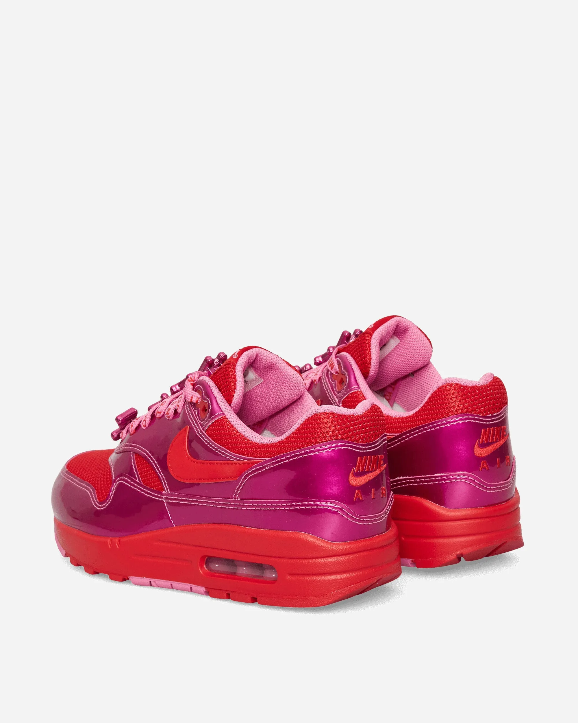 Air Max 1 Premium Sneakers Rose Ludique / Rouge Université
