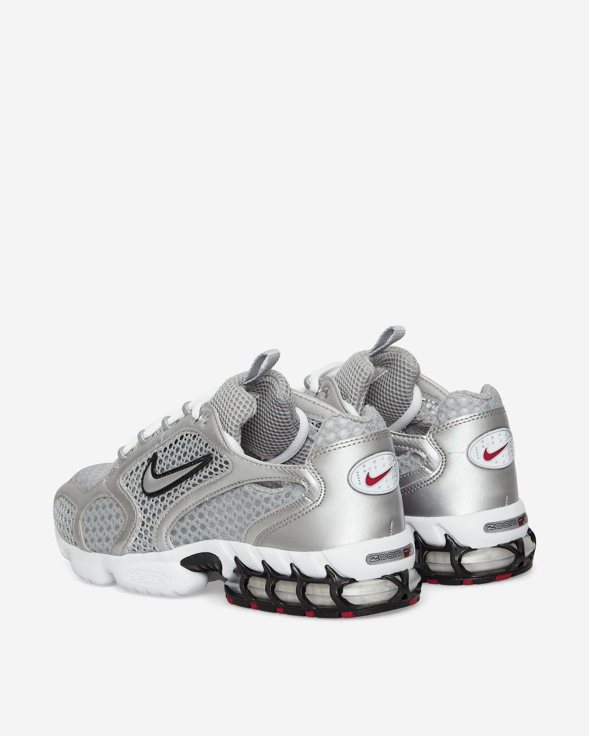 Chaussures Air Zoom Spiridon Cage 2 Gris Fumée Clair / Argent Métallisé