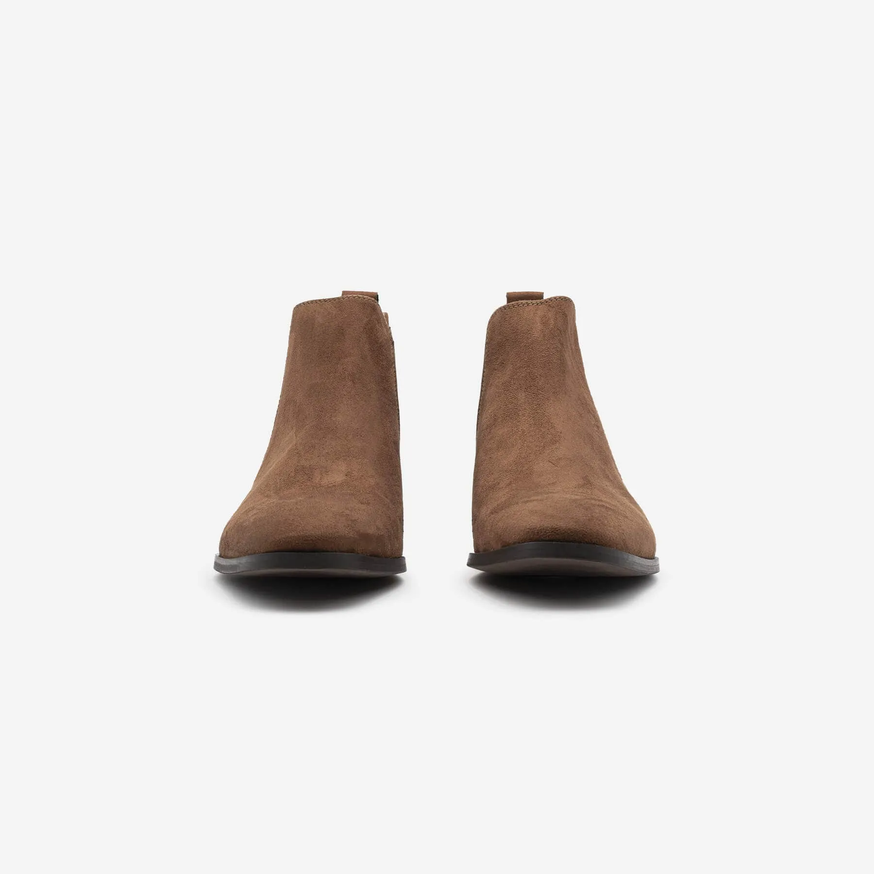 Bottes cheville vegan pour homme Alan | Nubuck marron