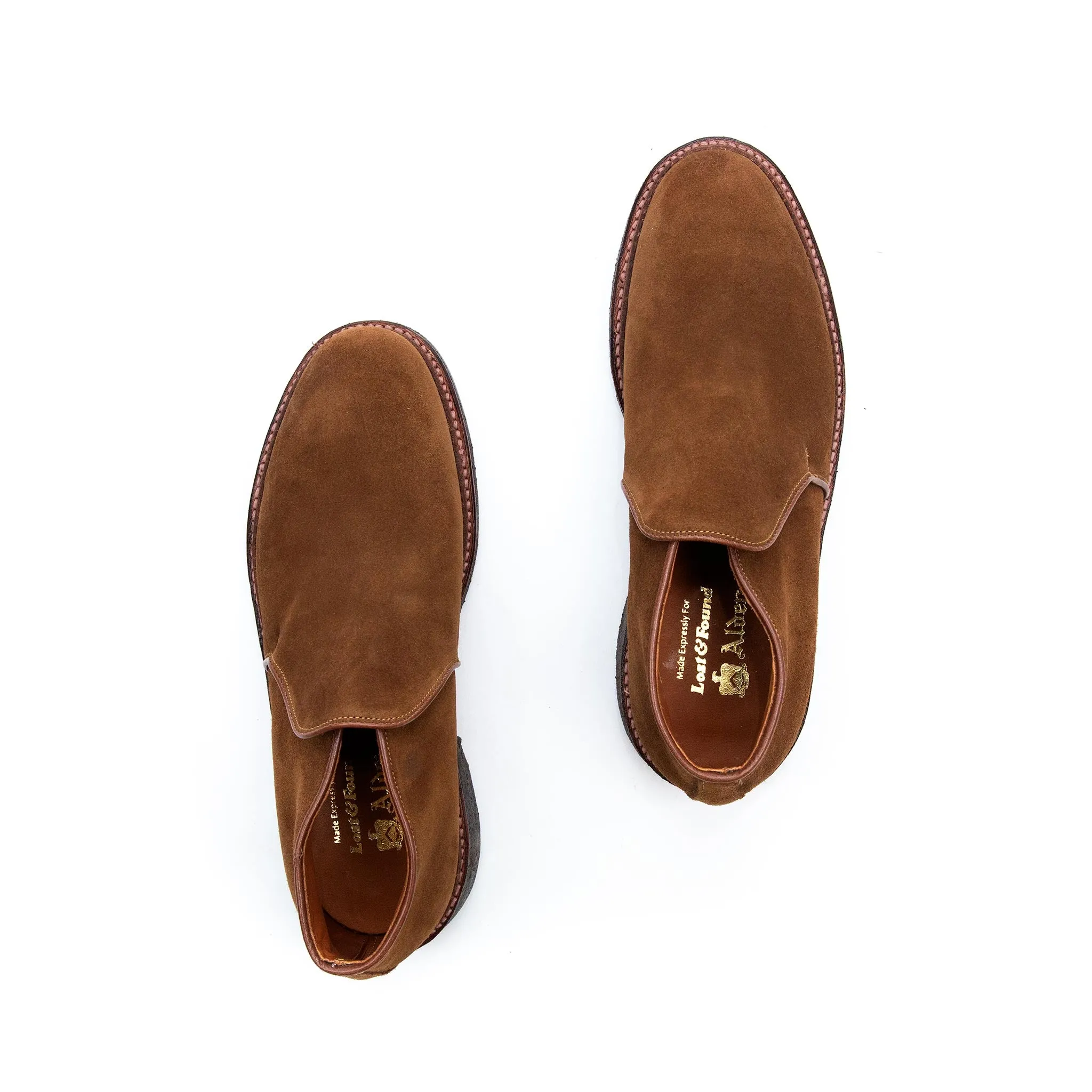 Botte Chukka Alden 750 en Suédine Moutarde