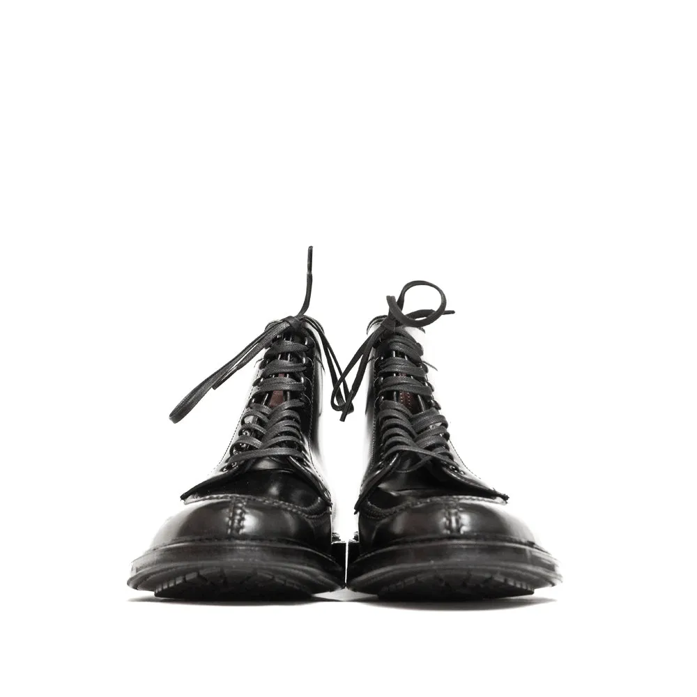 Bottes Tanker Alden en Cordovan Noir avec Semelle Commando