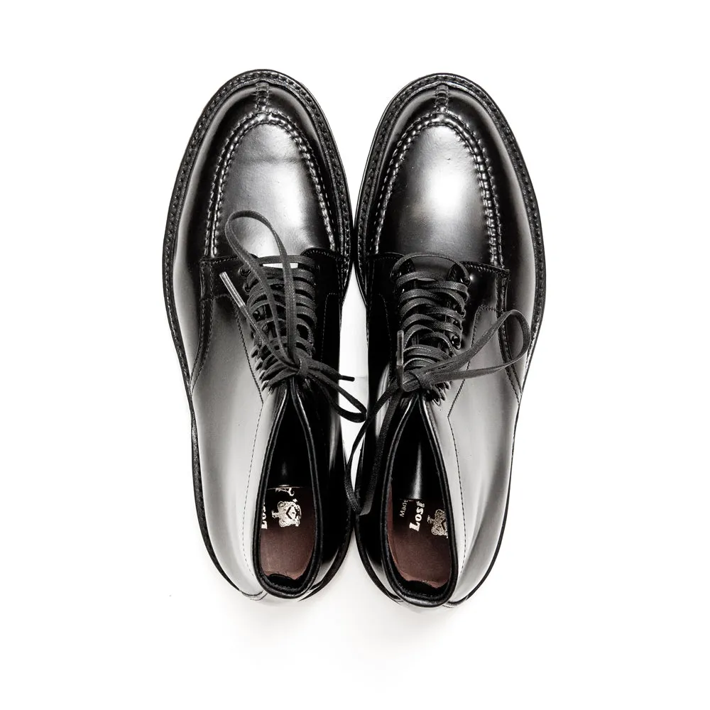 Bottes Tanker Alden en Cordovan Noir avec Semelle Commando