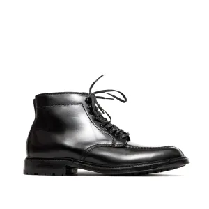 Bottes Tanker Alden en Cordovan Noir avec Semelle Commando