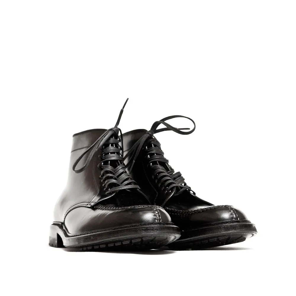 Bottes Tanker Alden en Cordovan Noir avec Semelle Commando