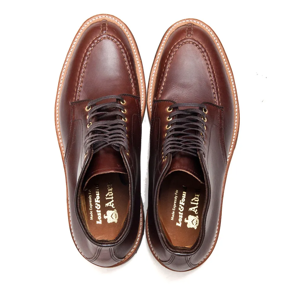 Chaussure Alden Brown Chromexcel Norvégienne Blucher à embout norvégien avec semelle Commando