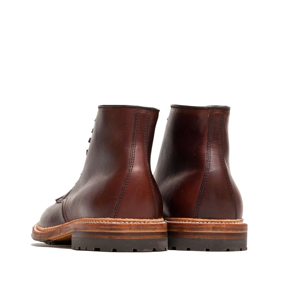 Chaussure Alden Brown Chromexcel Norvégienne Blucher à embout norvégien avec semelle Commando